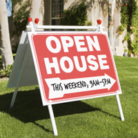 open house sign