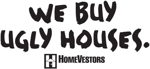 We Buy Ugly Houses black and white logo