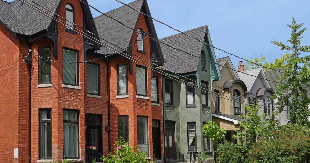 red green yellow houses boston