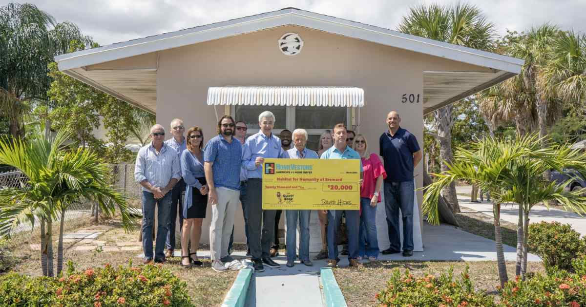 HomeVestors donates to Habitat For Humanity