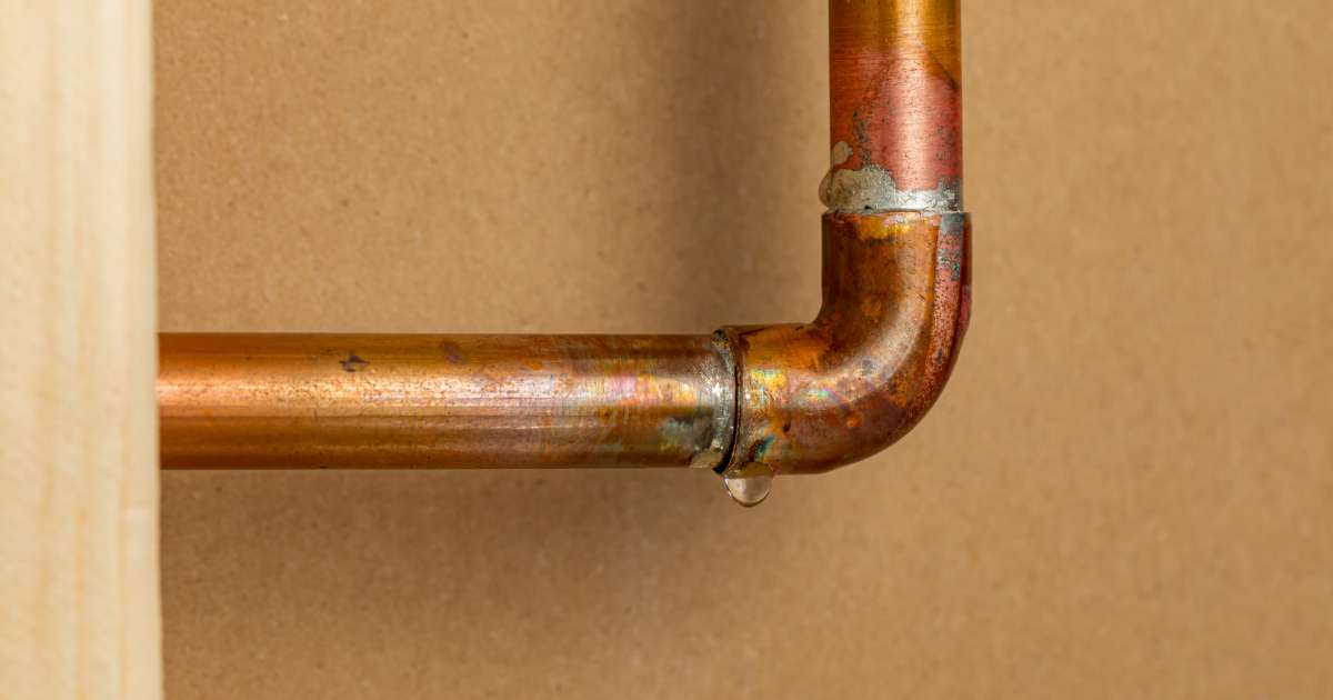 Leaky house pipe