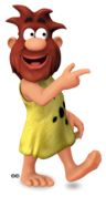 Ug the caveman pointing to form