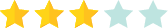 amount of customers that rated us three stars